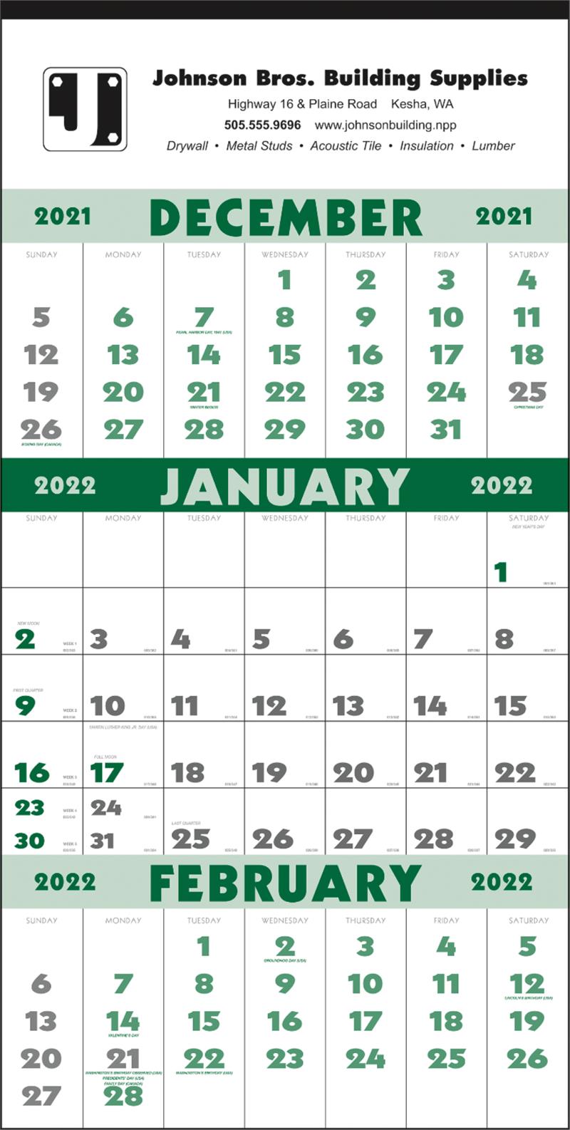 3 Month Planner