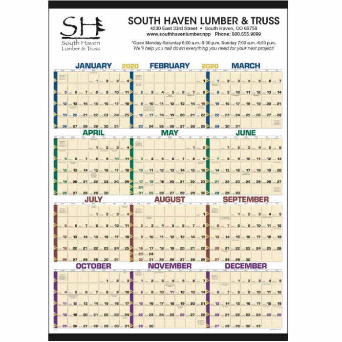 span a year wall calendar c6251 year 9999 calendar