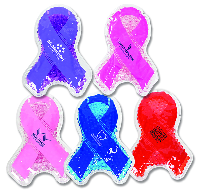 Aqua Pearl™ Awareness Ribbon Hot/Cold Packs