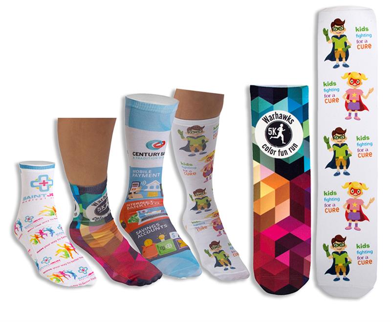 Full Color Sublimated Unisex Tube Socks 13"