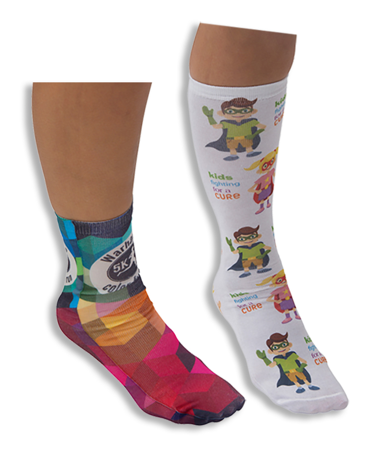 Download Full Color Sublimated Unisex Tube Socks 13"