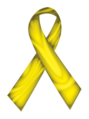 Stock Swirl Awareness Ribbon Tattoos
